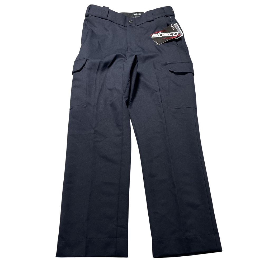 Elbeco Cargo Pants Mens 34x30 Blue CX360 Polyester Stretch Uniform Workwear NEW